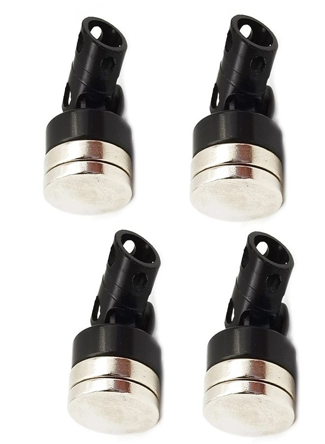 DEVMO 4PCS RC Magnetic Body Post,Alloy Magnetic Stealth Invisible Body Shell Mount Column Compatible with HSP Redcat Himoto Tra-xxas SCX10 4WD 1/10 RC Car (Black) - Image 4