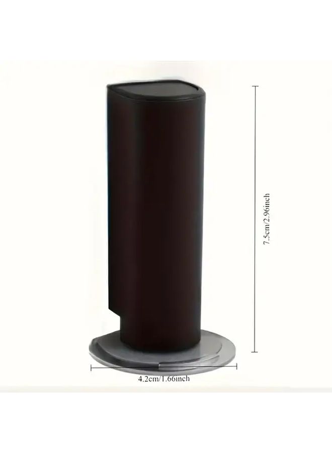 Magnetic Door Stopper Black Slim Silent No Drill Installation Anti Collision Suction Cup - Image 2