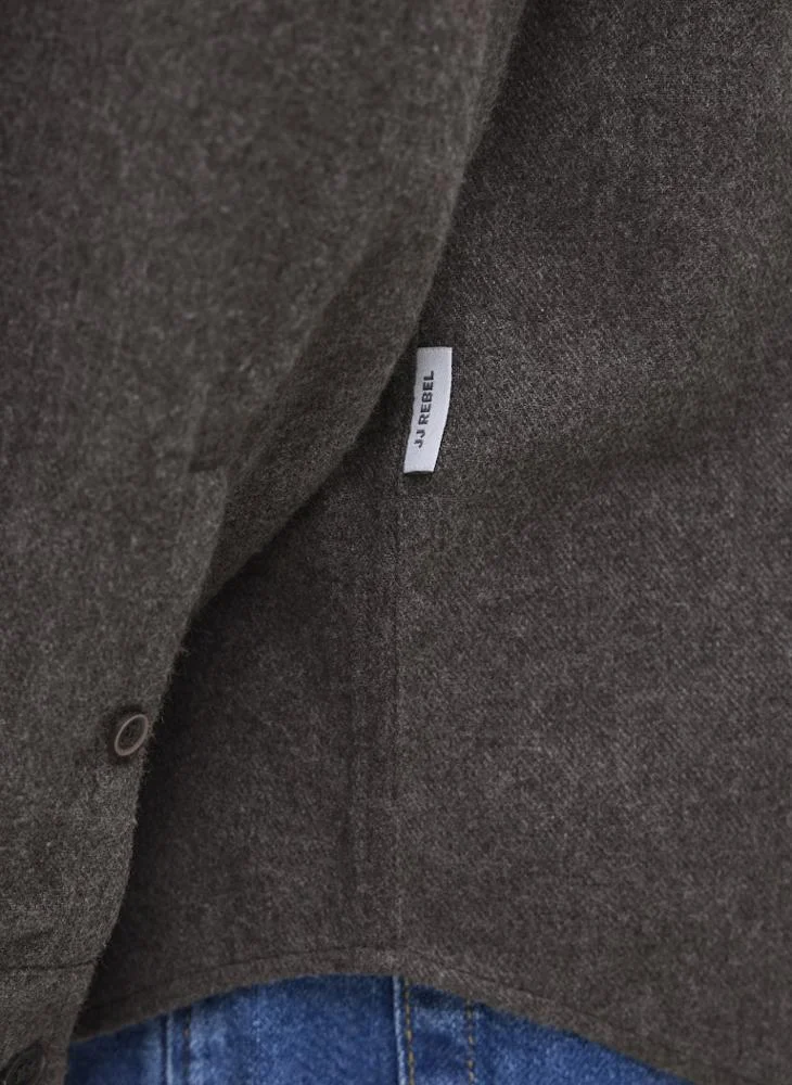 JJ Rebel solid Regular Fit Shirt