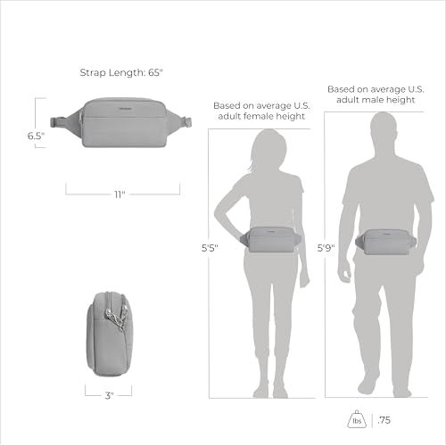 Travelon حقيبة حزام Travelon المضادة للسرقة XL - Image 4