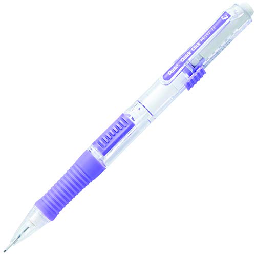 Pentel QUICK CLICK Mechanical Pencil 07mm Violet Barrel Box of 12 Pencils PD217V - Image 3