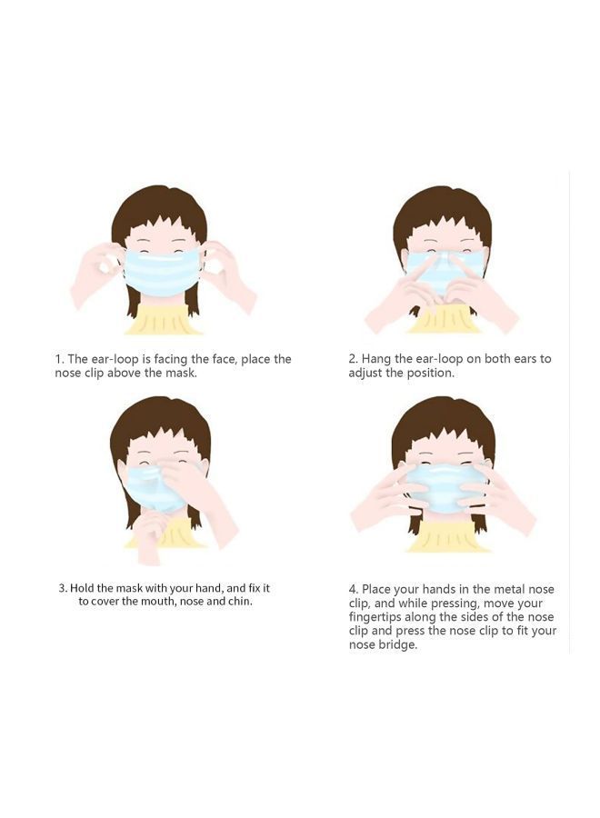 نيبمينينت مجموعة أقنعة وجه للاستخدام مرة واحدة 50 قطعة - Image 3