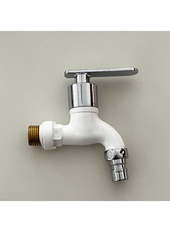 4 Pieces Outdoor Faucets Heavy Duty Plumbing Connections With Quick Connect Threads Compatible With Laundry Garden Bathroom Kitchen Orange Blue White Easy Installation Hardware Included For Home Apartment RV Patio Balcony Garden Water Supply Contemporary Design Durable Plastic - Image 5