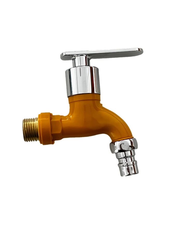 4 Pieces Outdoor Faucets Heavy Duty Plumbing Connections With Quick Connect Threads Compatible With Laundry Garden Bathroom Kitchen Orange Blue White Easy Installation Hardware Included For Home Apartment RV Patio Balcony Garden Water Supply Contemporary Design Durable Plastic - Image 3