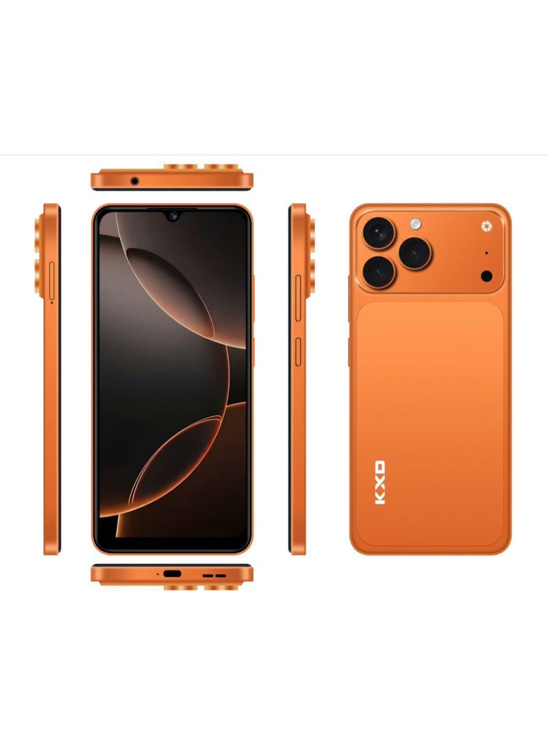 كيه إكس دي هاتف KXD A07 Pro الذكي، شاشة HD+ مقاس 6.6 بوصة، ذاكرة وصول عشوائي (RAM) سعة 4 جيجابايت (قابلة للتوسيع حتى 8 جيجابايت)، ذاكرة تخزين داخلية سعة 64 جيجابايت/128 جيجابايت، دعم شبكة 4G LTE وشريحة SIM مزدوجة، بطارية بسعة 4500 مللي أمبير في الساعة. - Image 5