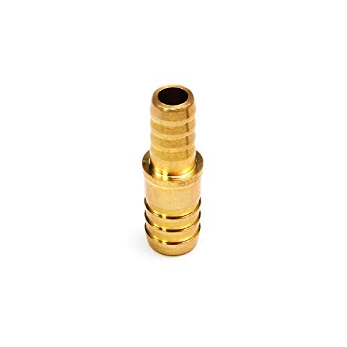 Joywayus Reducing Barb Reducer ID Hose Barb 3/8" Large (11mm) × 1/2" Large (14mm) Adapter Brass Fitting - Image 3