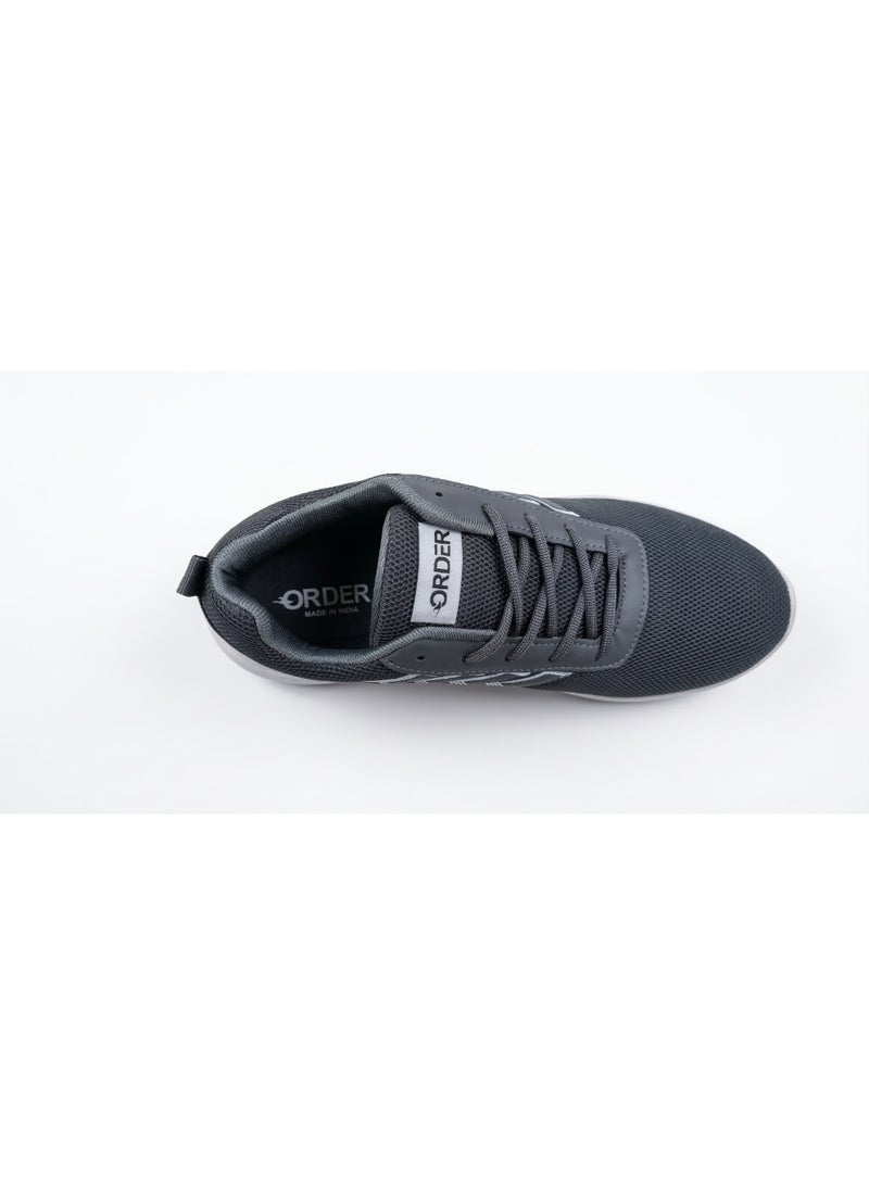ORDER QuickFit Lightweight Performance Running Shoes - (SJ-03) Dark Grey - Image 5
