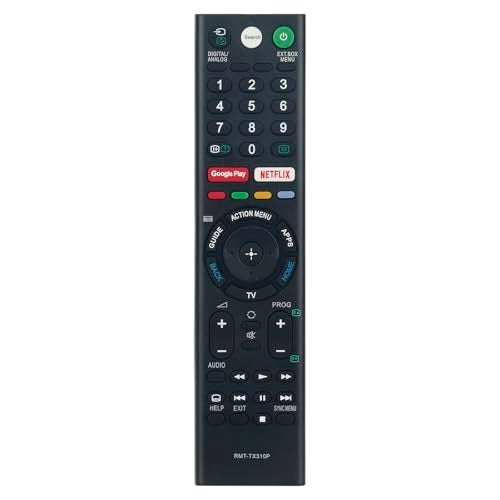 Allimity RMF-TX310P IR Replacement Remote fit for Sony TV RMF-TX310C RMF-TX310T KD-43X7500F KDL-43W800F KD-43X8000G KD-49X8000G KD-49X9000F KD-49X8500F KD-55A8G KD-55X8000G KD-65X8077G - Image 1