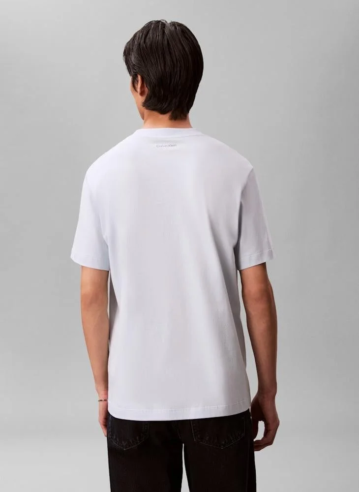 Calvin Klein Jeans  Embroidered Logo T-shirt for Men | Best Price UAE