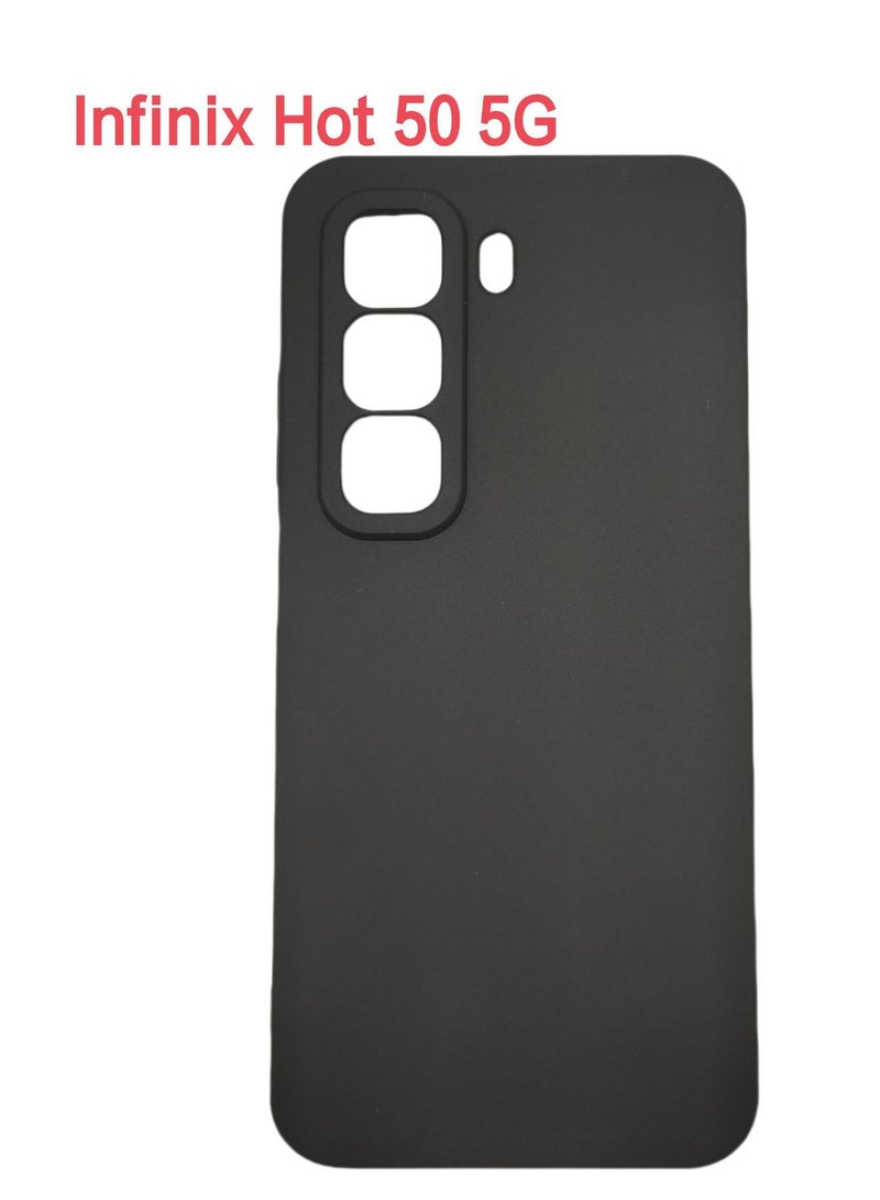 For Infinix Hot 50 5G Mobile Phone Case Frosted Pudding Material TPU - Image 1