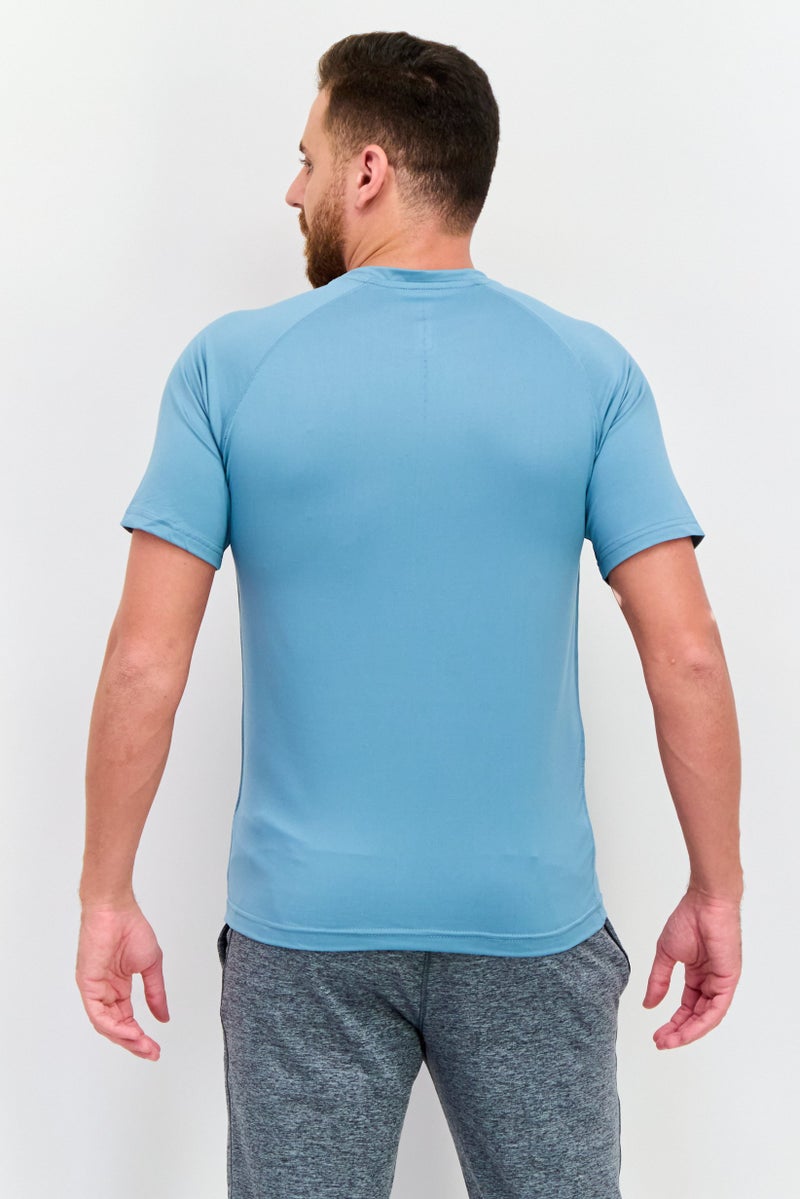 Legend تي شيرت تدريب قصير الأكمام للرجال، لون أخضر حكيم - Image 3