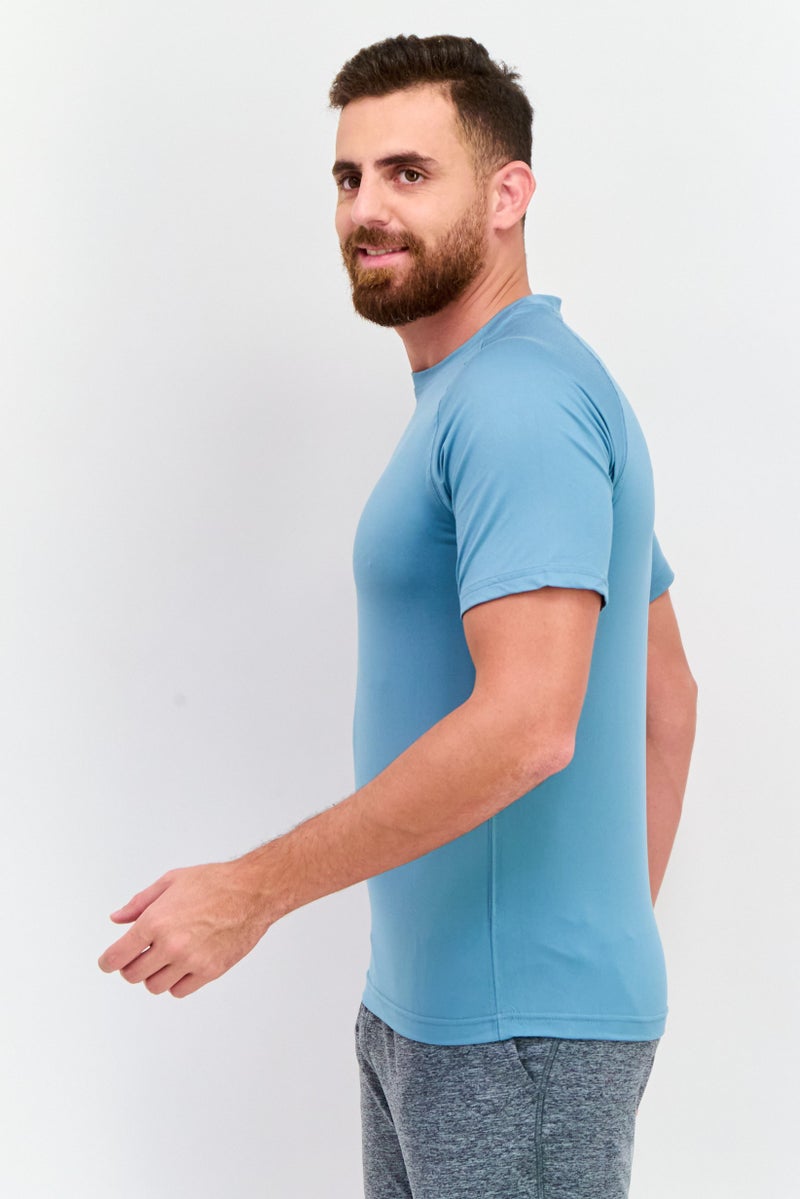 Legend تي شيرت تدريب قصير الأكمام للرجال، لون أخضر حكيم - Image 2