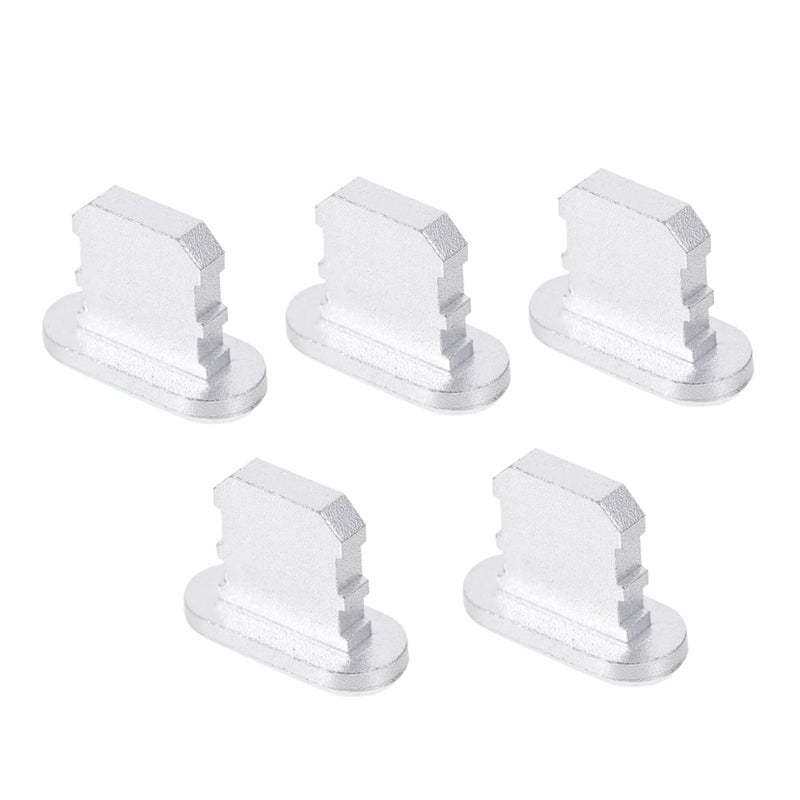 Black Charging Port Protectors 5 Pack Easy Install Remove 0 9X0 7X0 1CM - Image 2