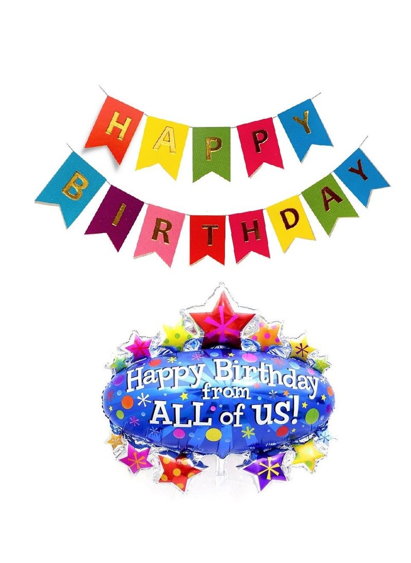 Boxwoods Multicolor Birthday Party Set  - Image 2