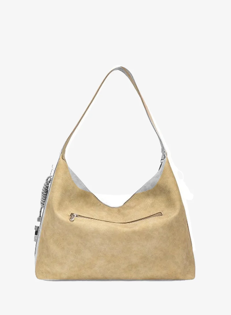 David Jones Olive Branch David Jones Soft vegan leather handbag cm8246| Everyday spacious hobo style shoulder bag | office friendly handbag with multiple pockets for Women | Best Price UAE