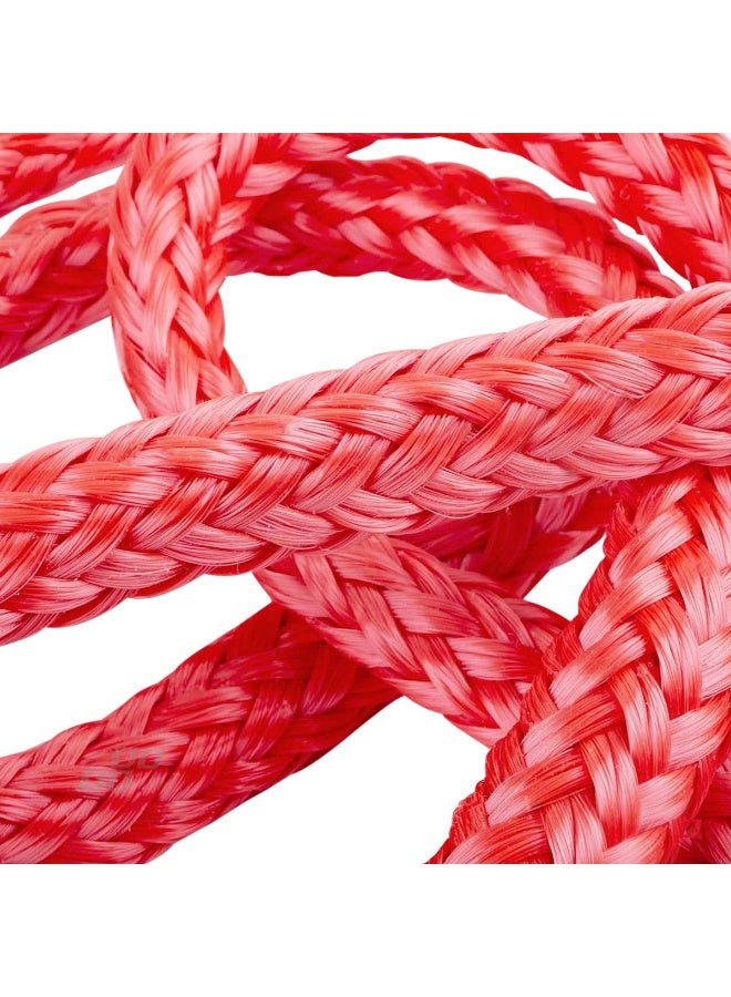 3XR 4 Meter Heavy Duty Tow Rope 2500kg Nylon Recovery Strap with Safety Hooks for Car SUV Pickup Off Road Vehicle Emergency Towing Winch Extension Recovery Rope Strong Braided Nylon Towing Cable for Mud Sand Snow Roadside Rescue Truck Van UtilityPro - Image 3