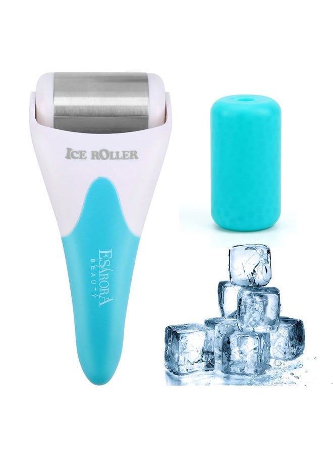 Esarora - Ice Roller for Face & Eye, Puffiness, Migraine, Pain Relief and Minor Injury, Skin Care Products, Blue - Image 1