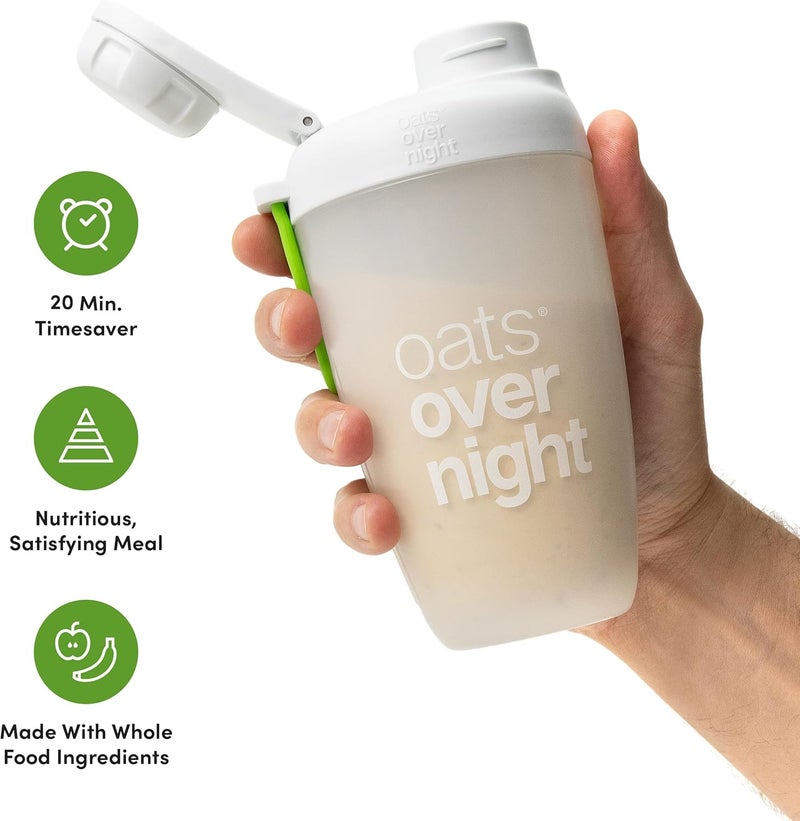 Oats Overnight فطائر الشوفان مع شراب القيقب - نباتية، 20 جرام بروتين، دقيق الشوفان خالي من الجلوتين (8 عبوات) - Image 4