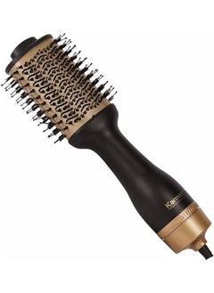 Karmin KARMIN Salon Pro Ionic Hair Dryer Brush Round Blowout Blow Dryer Brush in One Ceramic Negative Ion Volumizer and Styler UltraLight Drying Styling Tool 3 Heat and 2 Speed Settings Black 