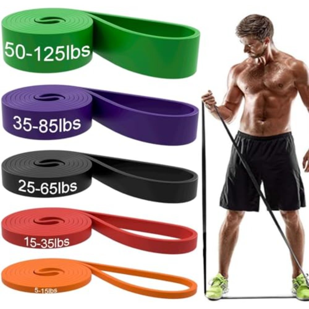 Resistance Bands Pull Up Assist Bands Workout Bands Exercise Bands Long Resistance Bands Set for Fitness, Training, Physical Therapy For Men and Women