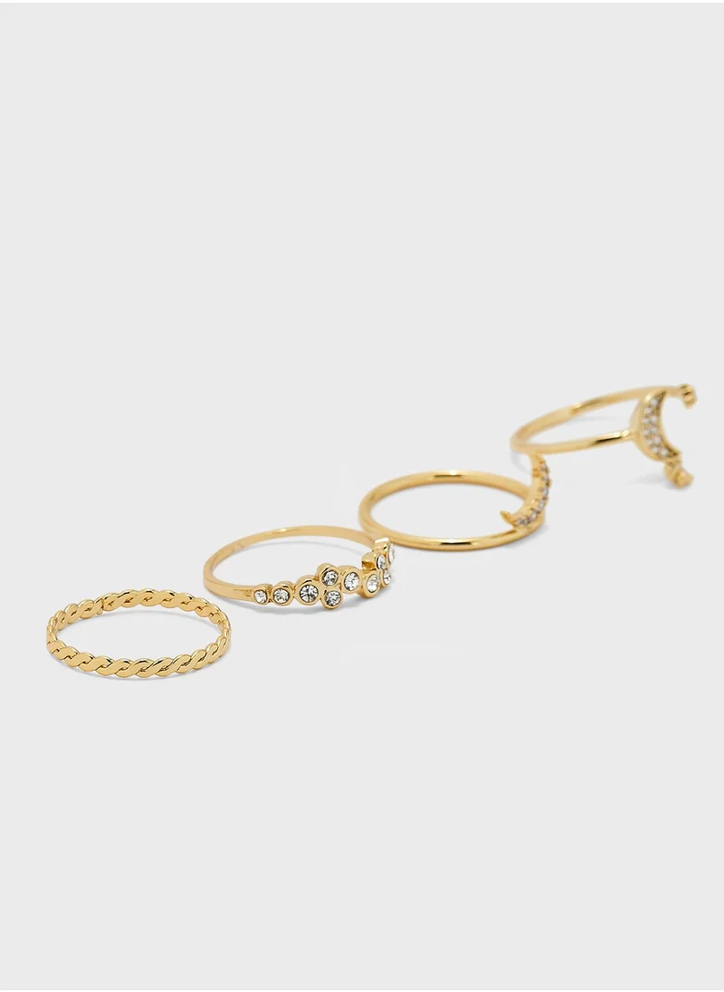 ALDO Hedrisean Rings Set
