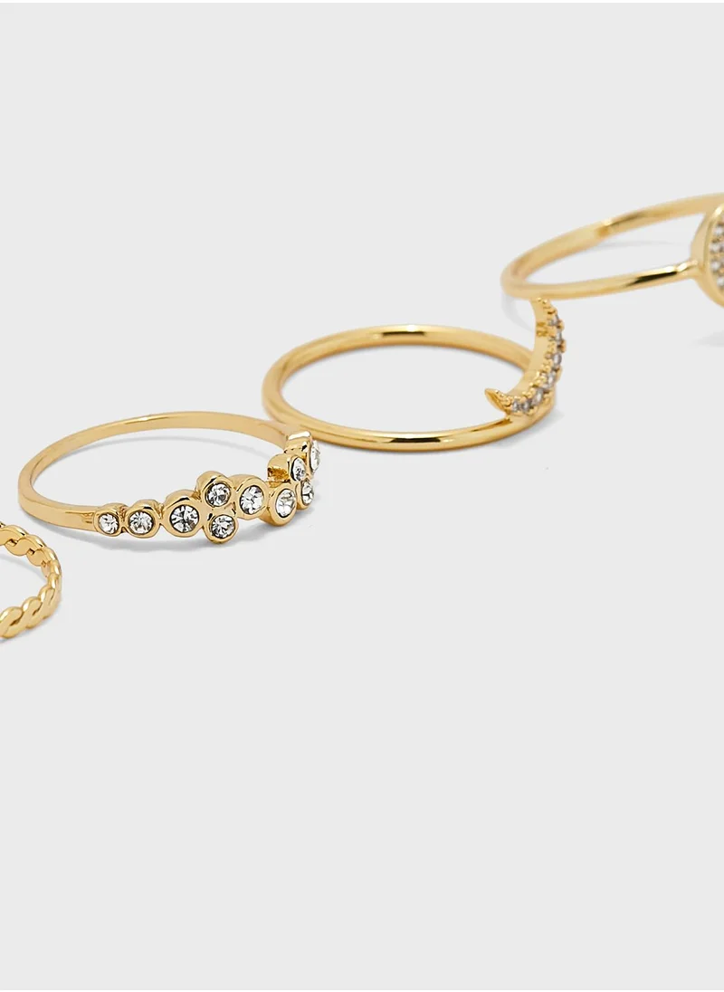 ALDO Hedrisean Rings Set