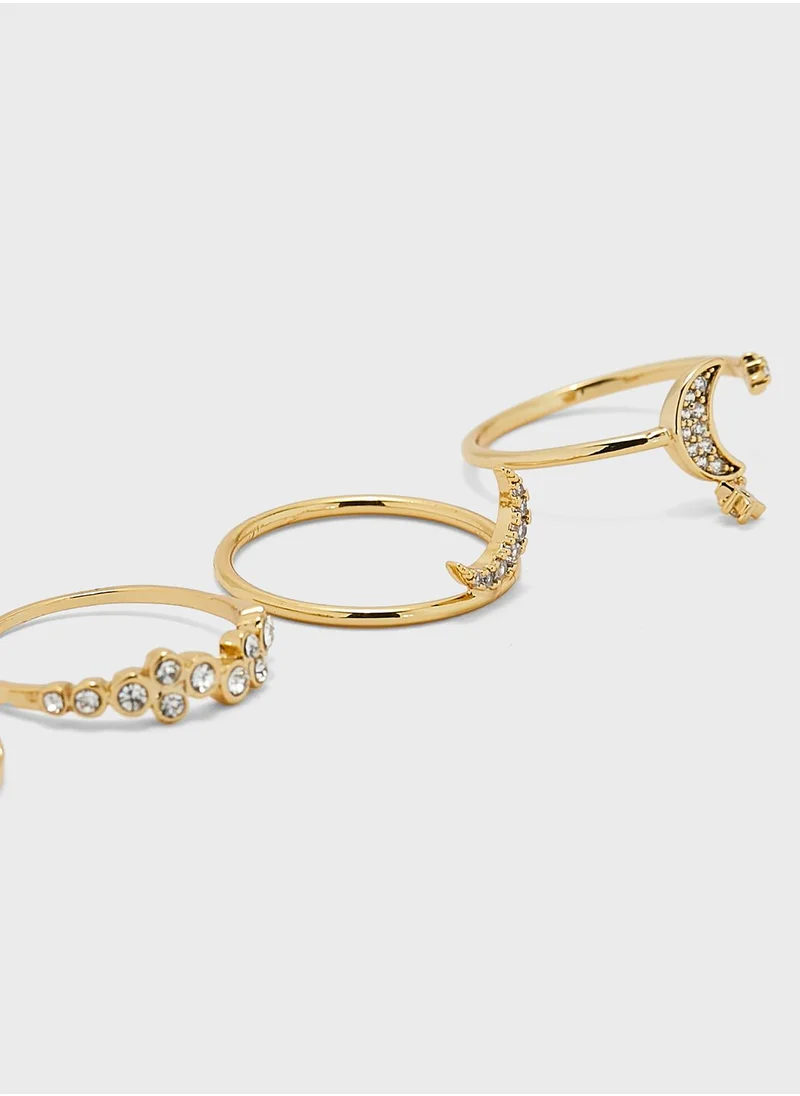ALDO Hedrisean Rings Set