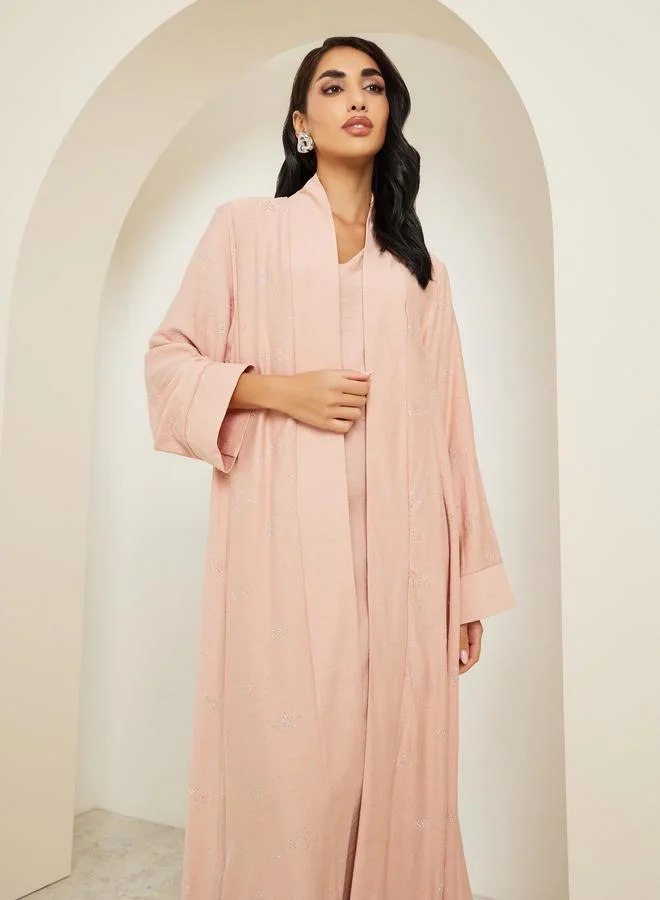 Amirah Women Embellished Abaya and Dress Modest Set