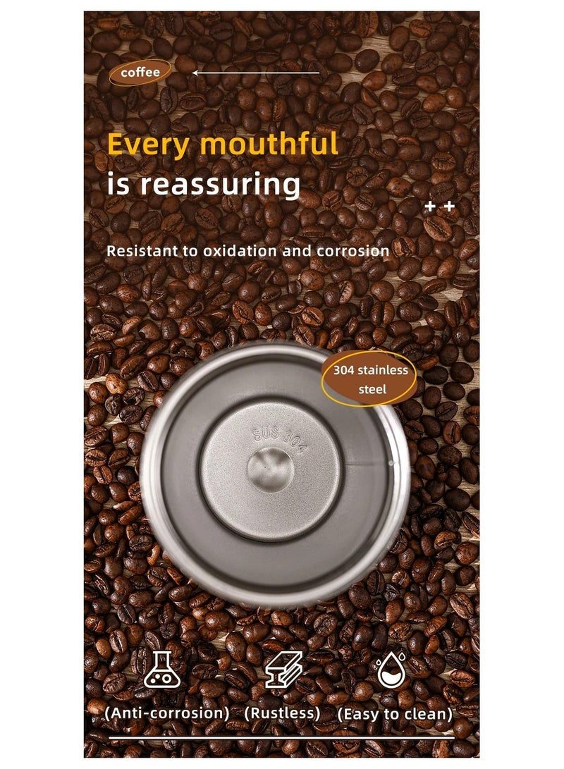 كوفي ذكي شاشة ديجيتال 510 مللي 304 الفولاذ المقاوم للصدأ فنجان القهوة كوب حراري مكتب Termal مقهى السفر معزول زجاجة - Image 2