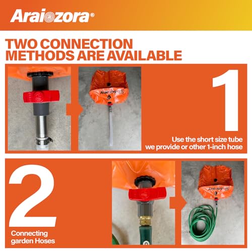Araiozora Foldable Water Bladder Tank,100 Gal/380L Portable Large Capacity Soft Water Bag Storage Container - Image 3