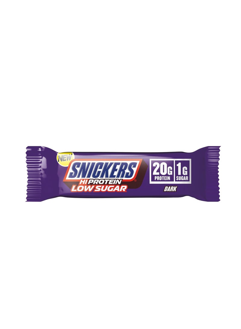 Snickers High Protein Low Sugar Bar Dark Chocolate 57g Pack of 12 - Image 2