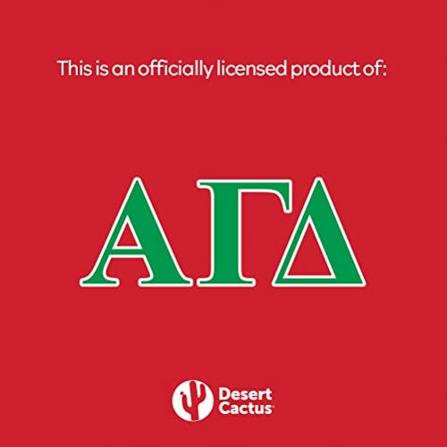 Desert Cactus Alpha Gamma Delta Wooden Letter Set 7.5'' Unfinished Wood - Image 4