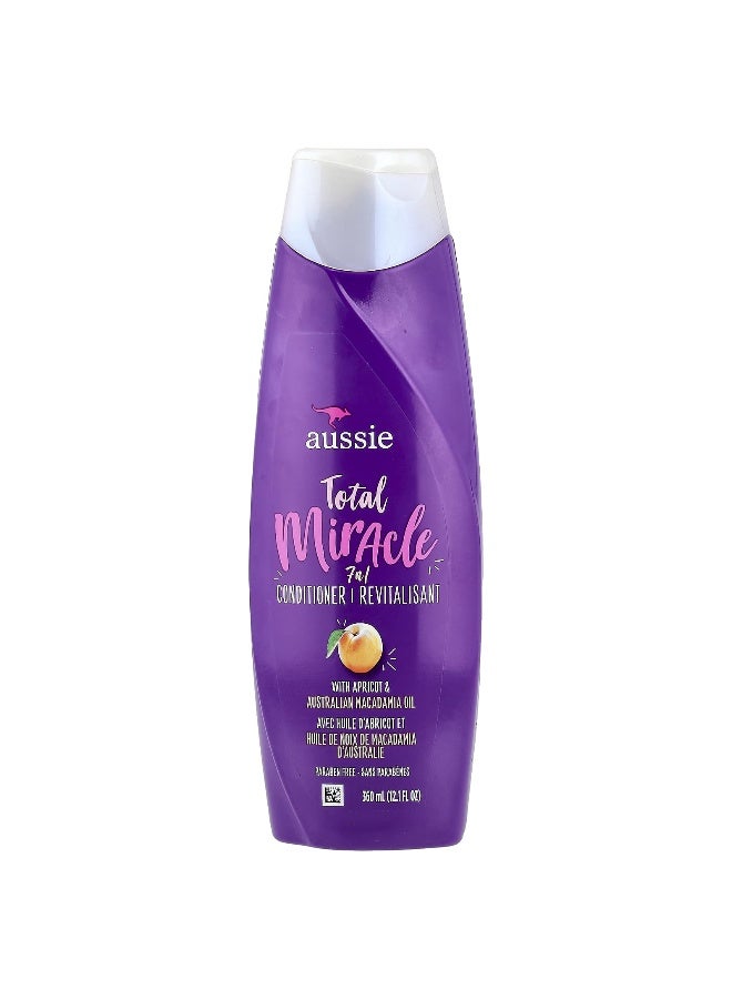 Aussie, Total Miracle, 7 n 1 Conditioner with Apricot & Australian Macadamia Oil, 12.1 fl oz (360 ml) - Image 1