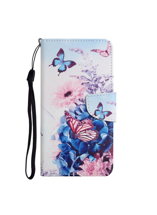 S-TOP Case For Samsung Galaxy S22 5G Painted Pattern Horizontal Flip Leather Phone Case - Image 2