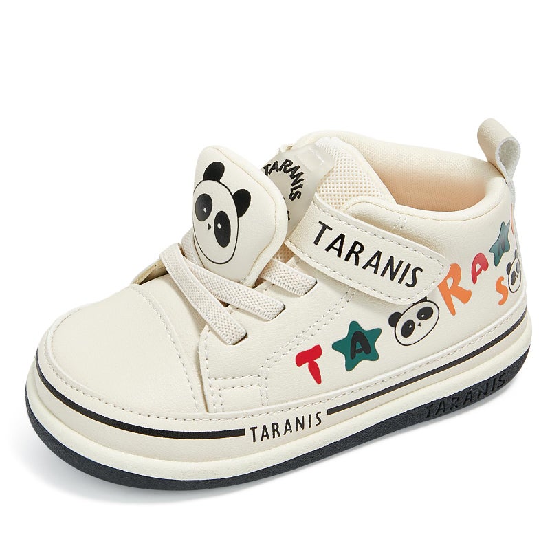 TARANIS First Walker Shoes Baby Toddler Shoes Lightweight Cushion Comfortable Non-Slip Boy Girl Sneakers A Off White18 - Image 1