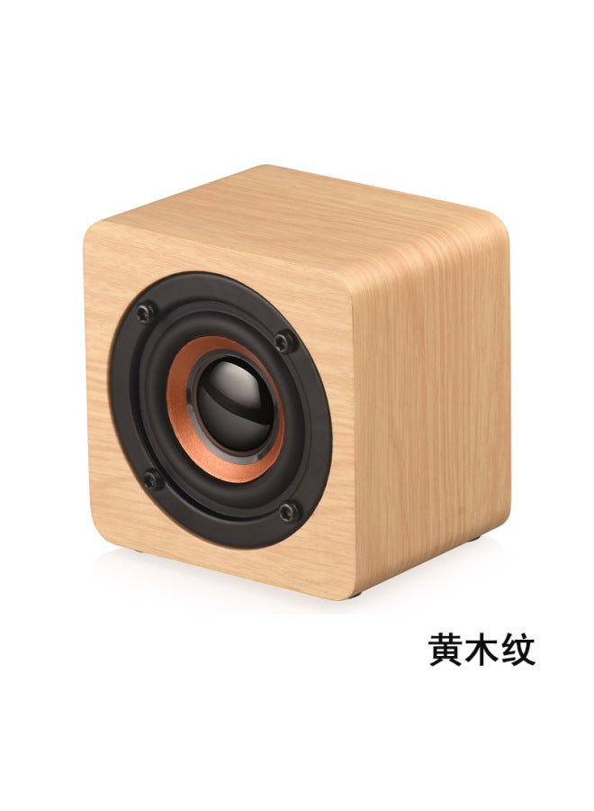 Neutral Q1 Wooden Mini Wireless Bluetooth Speaker Mobile Phone Gift Creative Small Stereo Manufacturers - Image 1