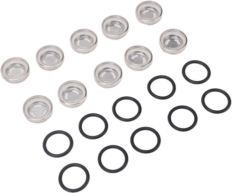 18MM Brake Master Cylinder Sight Glass with O Ring Durable Lens Clear View Replacement for ATV - Image 1