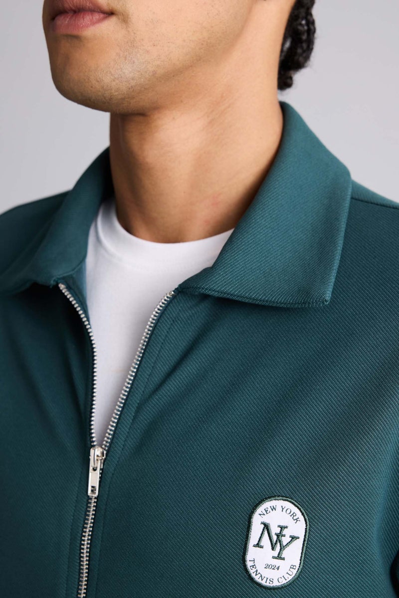 DeFacto Green Man Zip-Up Sweat-Shirt Casual - Image 5