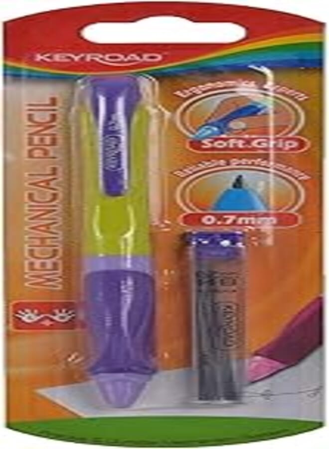 Keyroad mechanical pencil 0.7 mm and leads kr971506(1 piece) multicolor