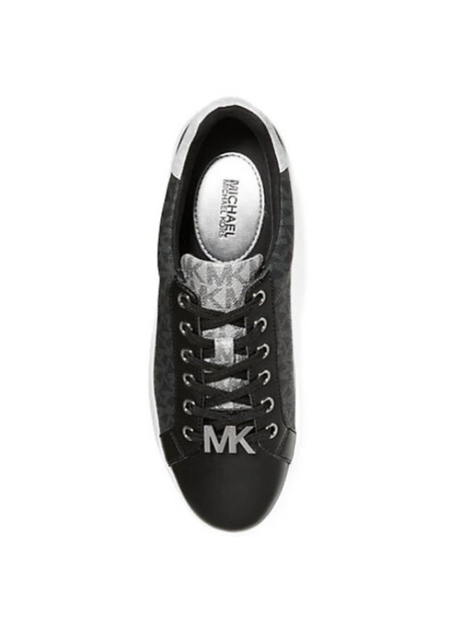 Michael Kors Women’s Monogram Logo Trainer – Grey, Size 7 - Image 3