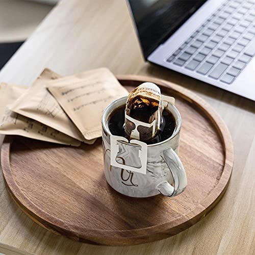 SYSI HOME Wooden Brown Round Trays for Serving | Home Decoration Tray | Tea Coffee Serving Tray | Tray for Kitchen and dinng Table | 11 x11x1 Inch - Image 3