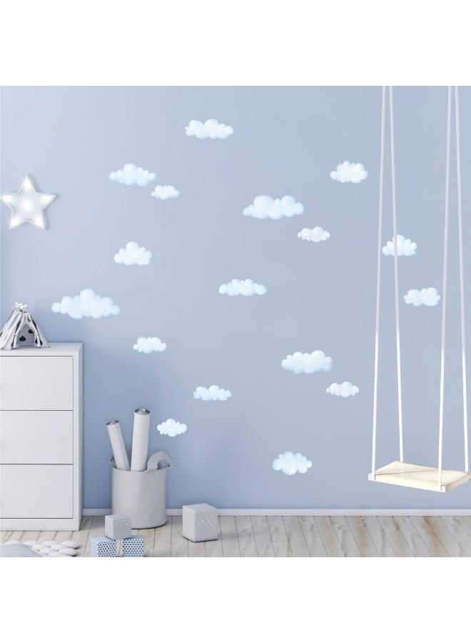 DECOWALL DS-8030 Clouds Kids Wall Stickers Wall Decals Peel and Stick Removable Wall Stickers for Kids Nursery Bedroom Living Room (Small) - Image 3