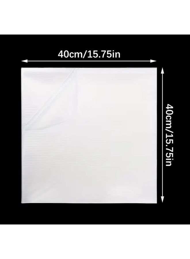 4Pcs Water Soluble Wash Away Embroidery Stabilizer Transparent Film For Applique Patchwork - Image 3