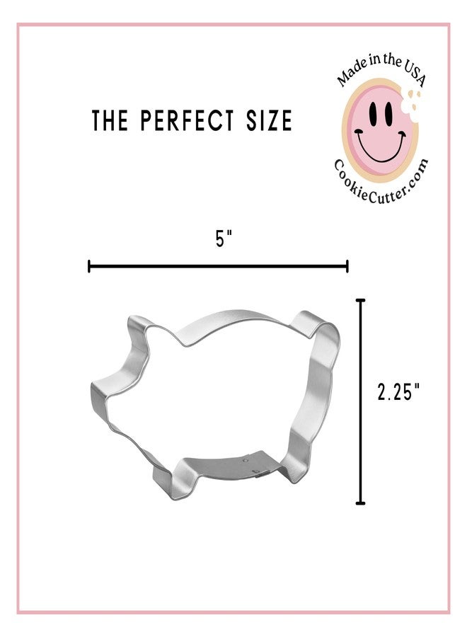 Foose Marranitos Pig Cookie Cutter 5 Inch -Tin Plated Steel Cookie Cutters - Marranitos Pig Cookie Mold - Image 4