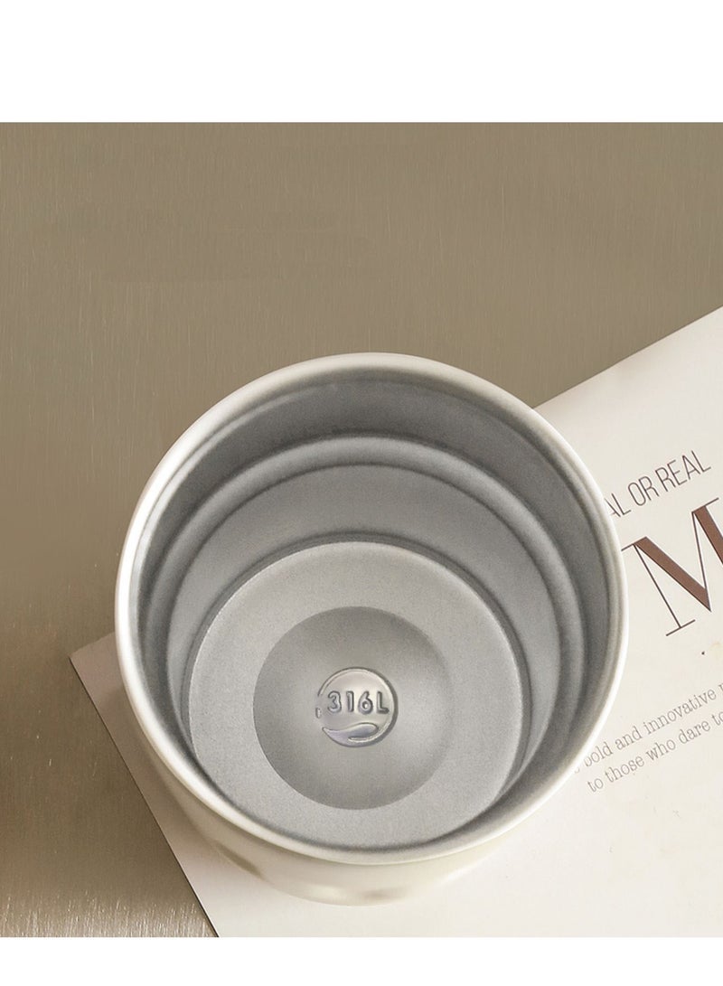 Captaintech Stainless Steel Cups, Portable Coffee Cups, Creative Thermos Cups with Straws, Stainless Steel Thermos Travel Mug, Intelligent thermos flaskfor Travel Office School, Party, Camping - Image 4