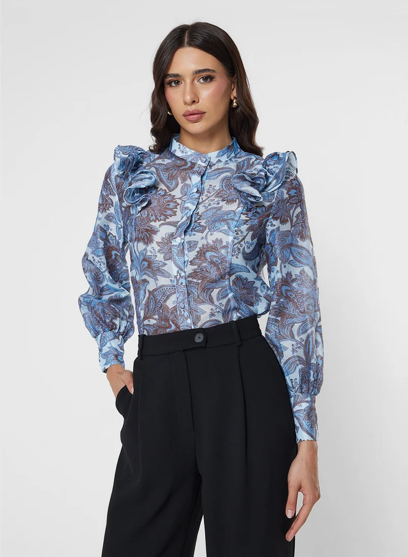 ELLA Floral Print Shirt