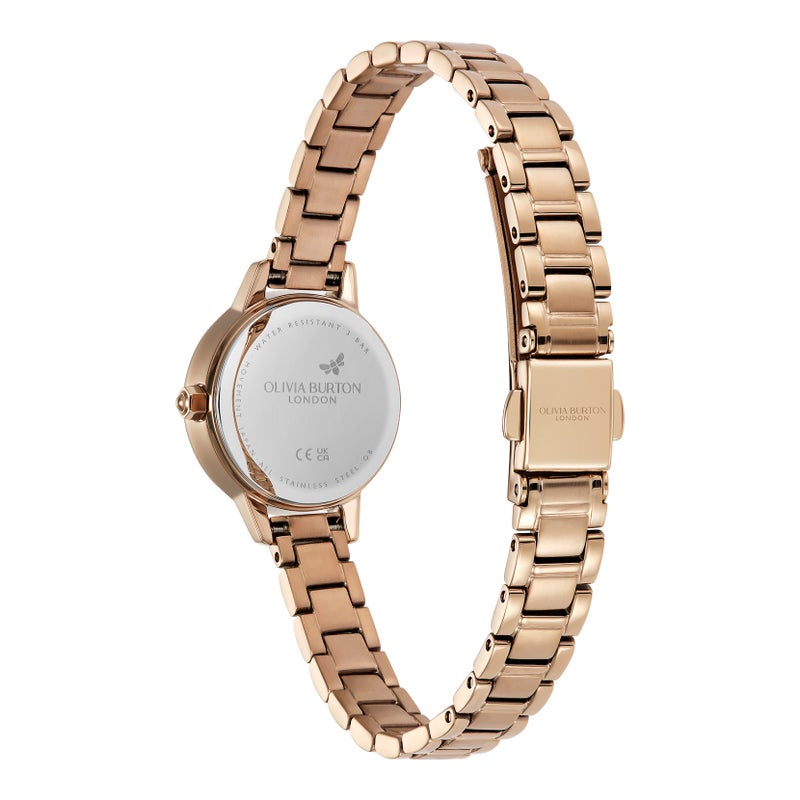 OLIVIA BURTON Round Analog Women'S Ionic Plated Rose Gold Steel Case  Watch - Image 2