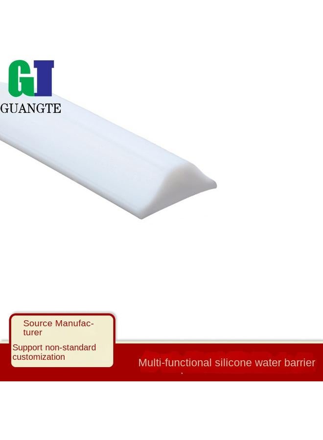 Bluejw Bathroom Water Barrier Sanitary Door Bedroom Door Threshold Bar Shower Room Dry And Wet Separation Waterproof Fixed Waterproof Floor - Image 1