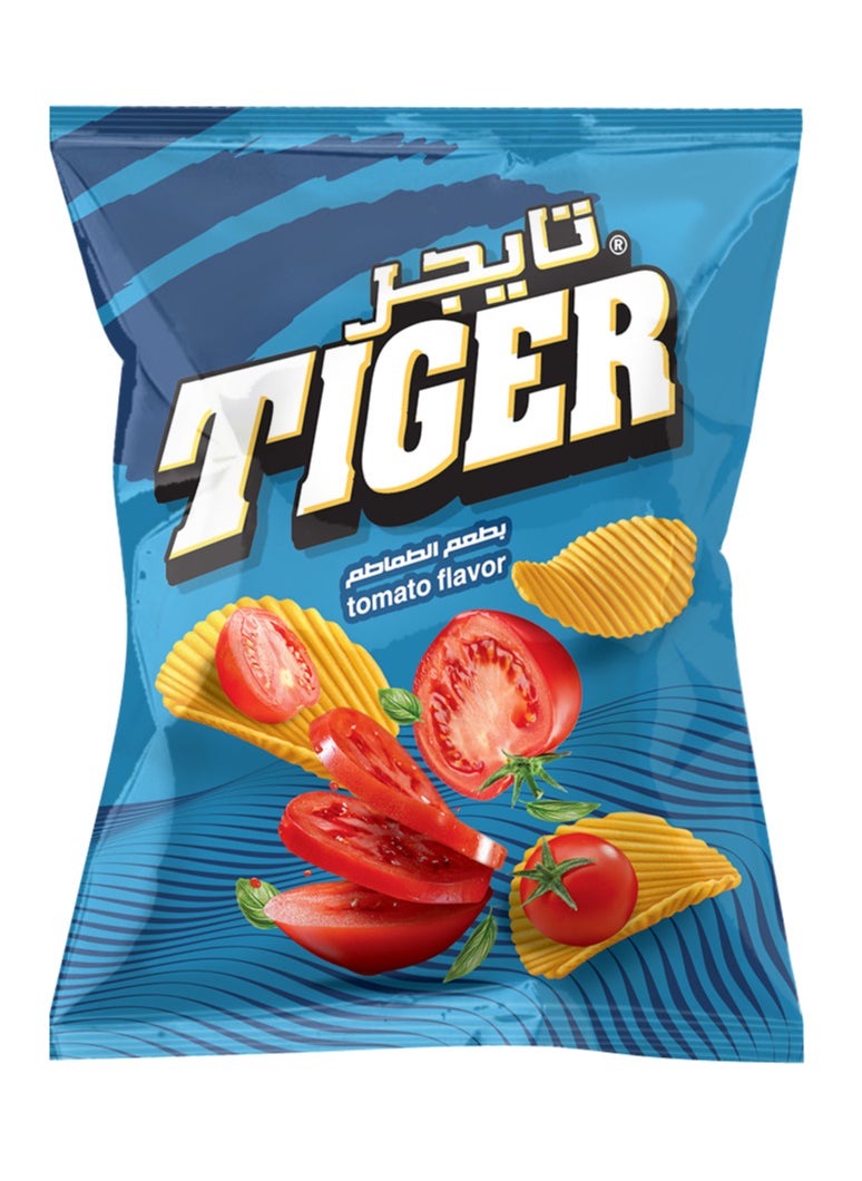 TIGER - TIGER Excellence Fried Potato Chips 85g - Tomato Flavor - Image 1