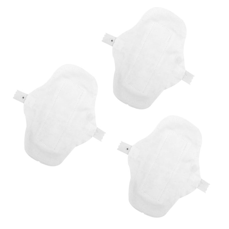 Organic Cotton Menstrual Cloth Sanitary Pads Reusable Set Of 3 Pcs - Image 2